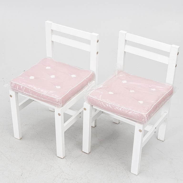 Elsa Stackelberg, Table with 6 chairs, Free Form, contemporary.