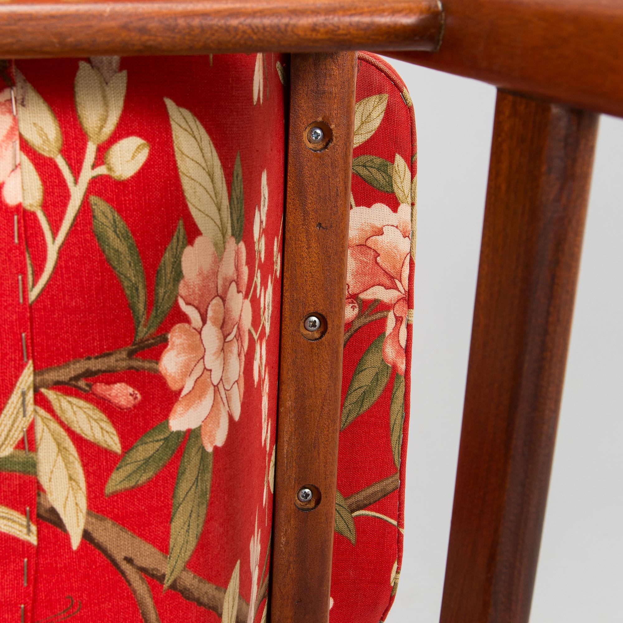 Carl Gustaf Hiort af Ornäs, fåtölj, "Caravelle", för Puunveisto Oy - Träsnideri Ab, 1960-tal.