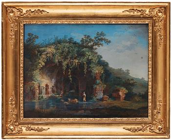 419. Carl Ludwig Hackert, The Fountain Egeria near Rome.