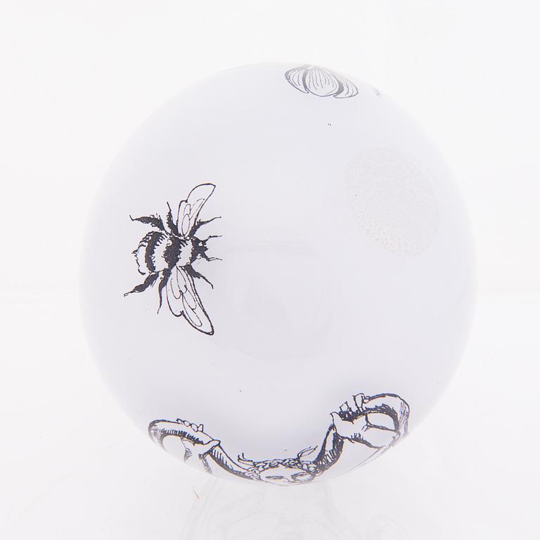 ELLA VARVIO, a glass sculpture, signed Ella Varvio 2017.