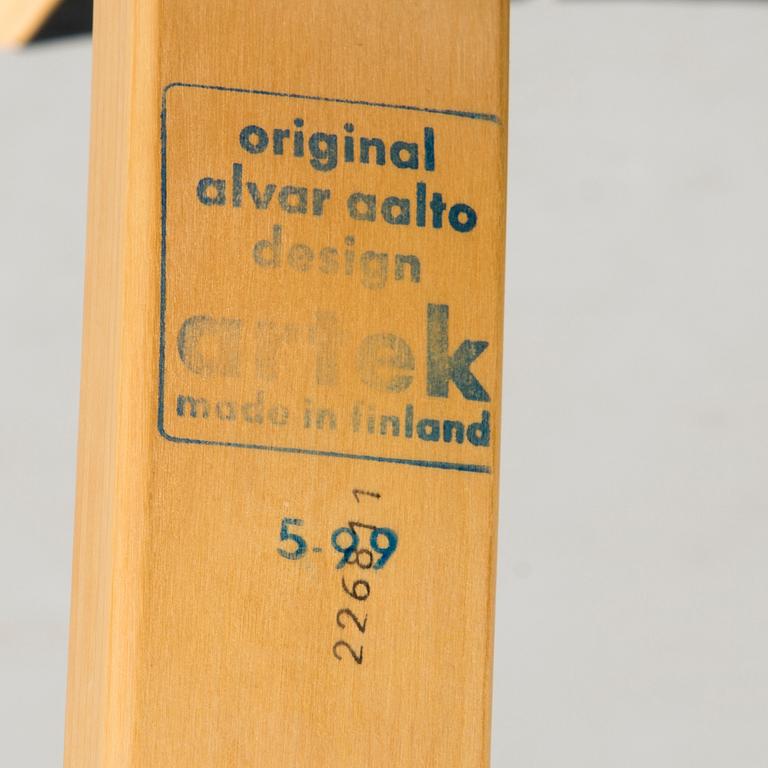 ALVAR AALTO, nojatuoli, malli 406, Artek, 1900-luvun loppu.