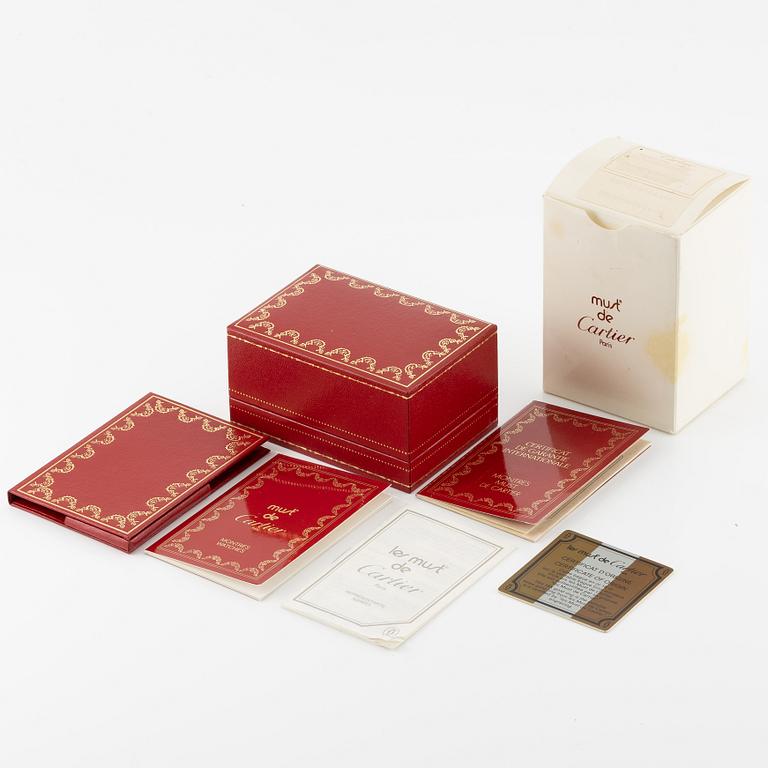 Cartier, must de CARTIER, VLC, wristwatch, 24 mm.