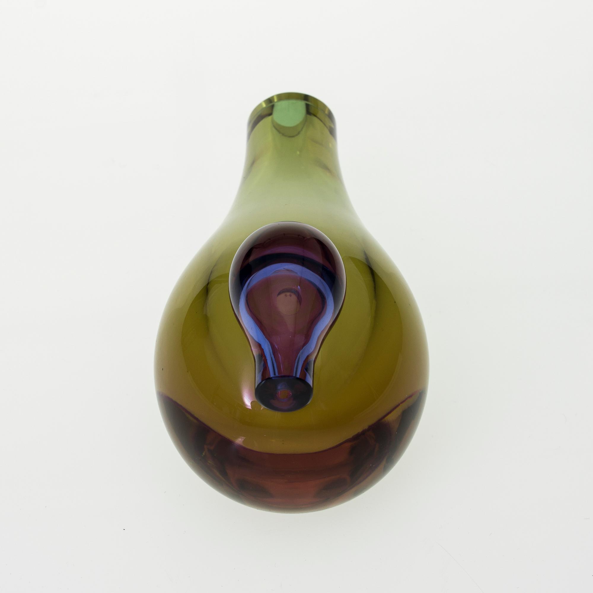 FIGURIN, glas, Giorgio Vigna, signerad, Iittala.