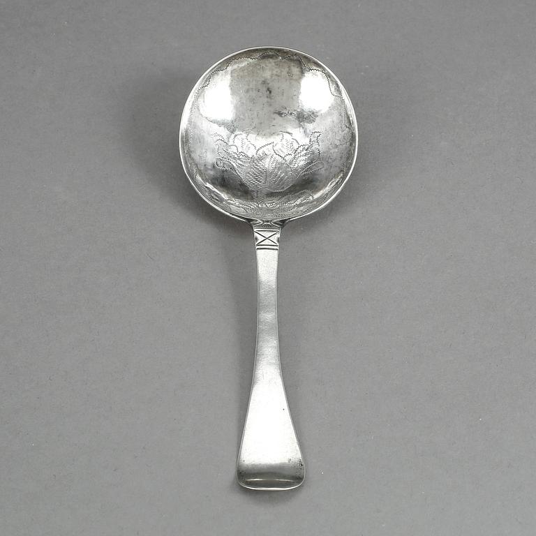 SUPSKED, silver, Anders Menell, Kalmar (1760-1795). Tot vikt 33 gram.