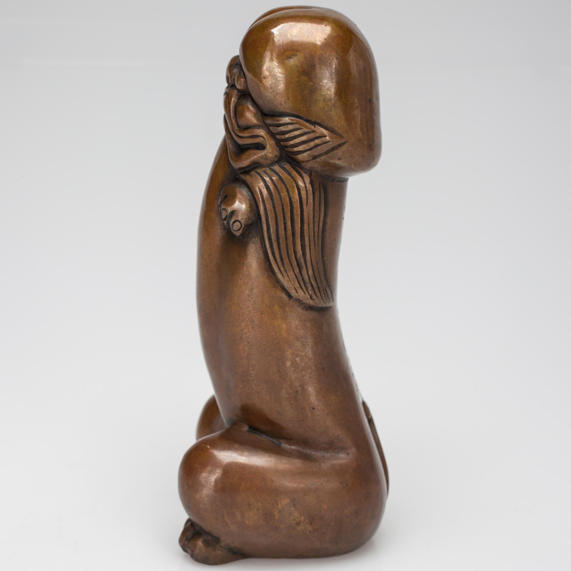 SKULPTUR, mässing, 1900-talets senare hälft.