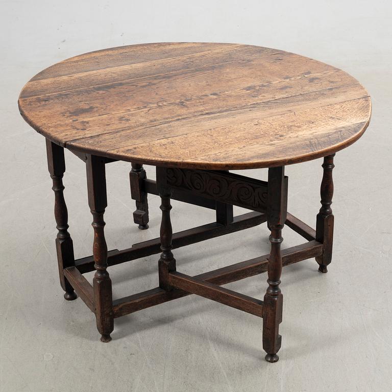 Klaffbord med låda, England, 1800-talets början.