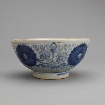 SKÅL, porslin. Wanli 1573-1619.