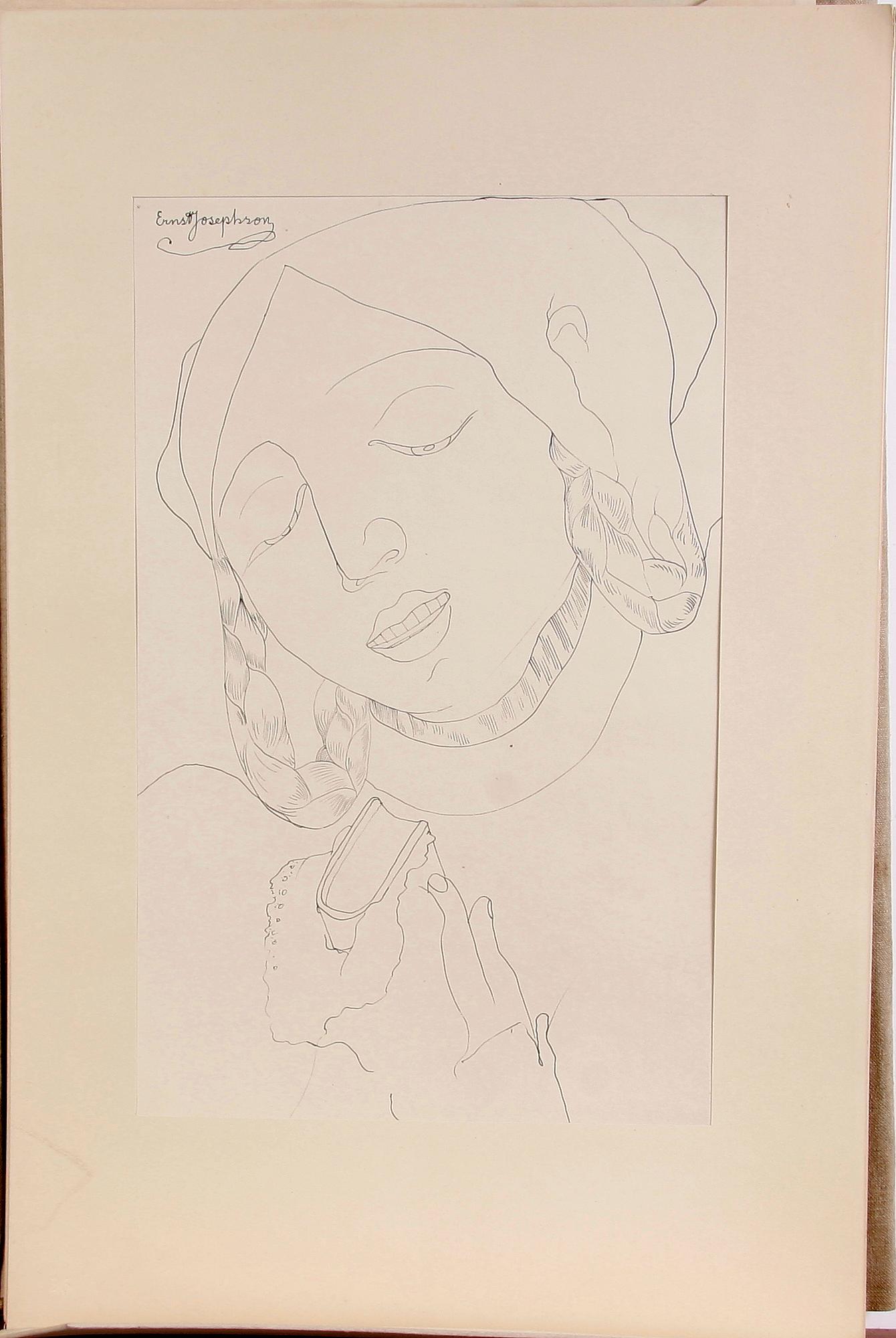 JOSEPHSON, ERNST, tryck, "Teckningar".