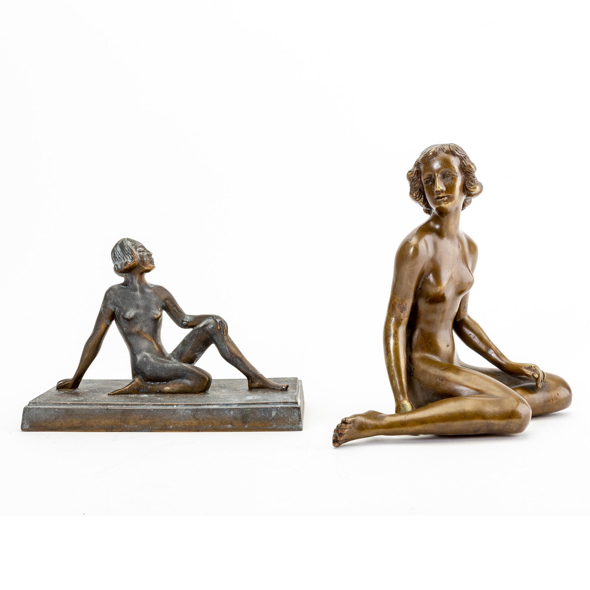 Figurines, 7 pcs, art deco.