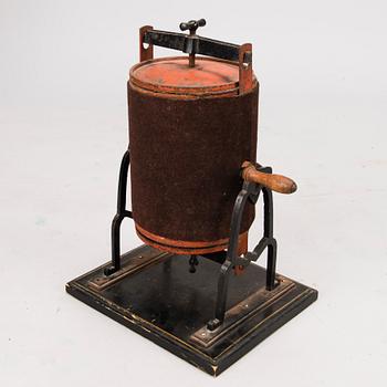 A 1930's ice cream maker.