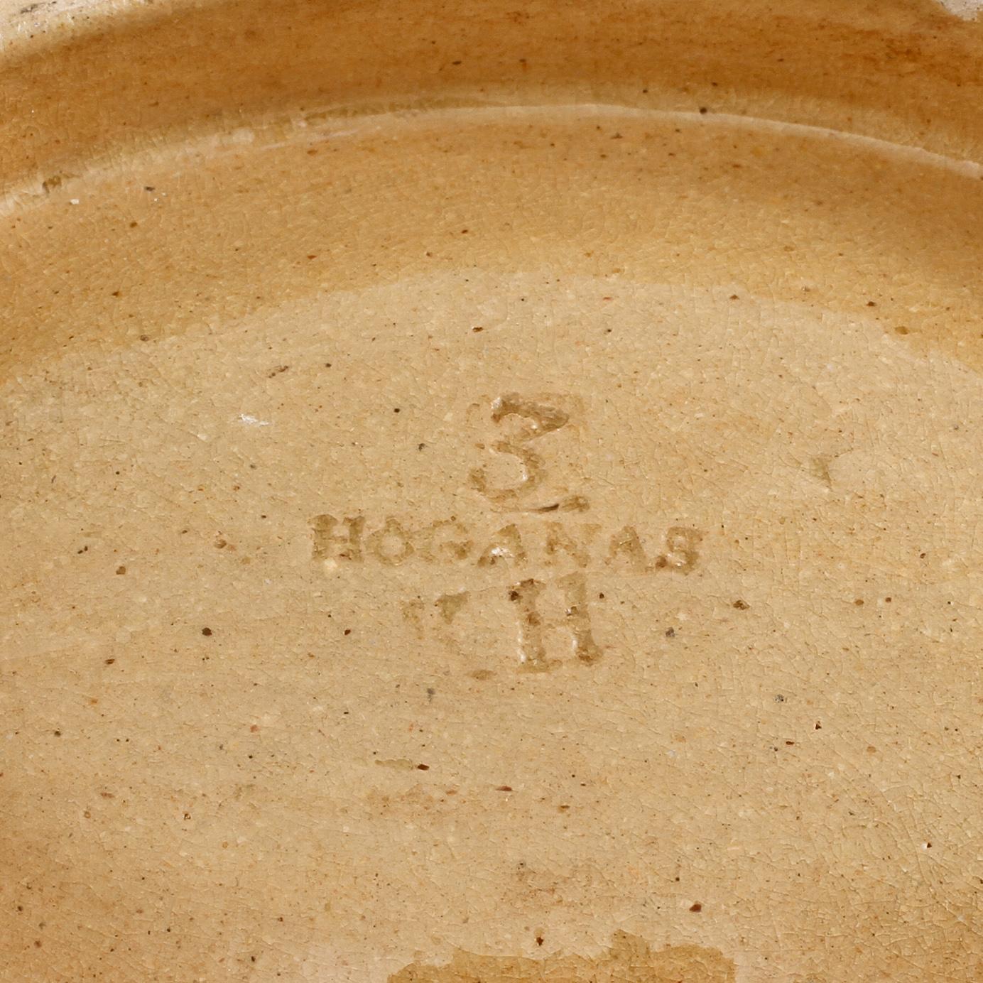 ALADÅBFORM, lergods, Höganäs, 1800-tal.