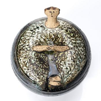 Lisa Larson, a unique stoneware sculpture, Gustavsberg, probably 1950s.