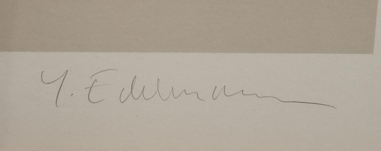 YRJÖ EDELMANN, färglitografi, signerad och numrerad 92/175.