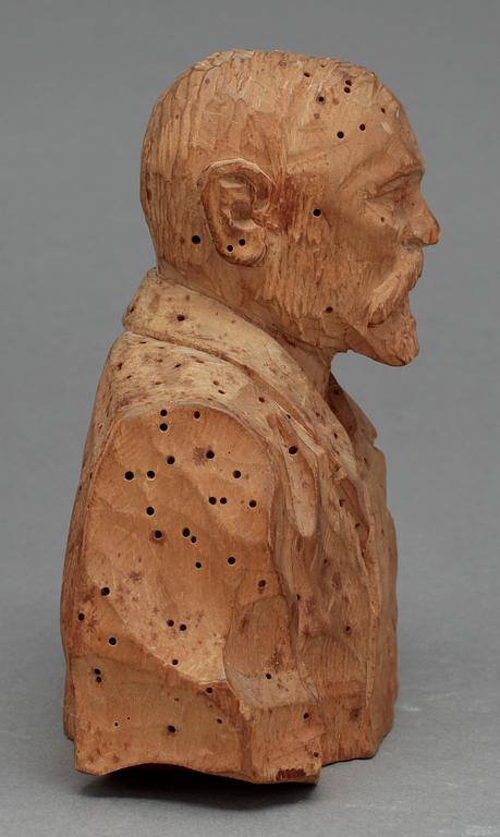 AXEL PETERSSON DÖDERHULTARN, träskulptur, signerad Döderhultarn.