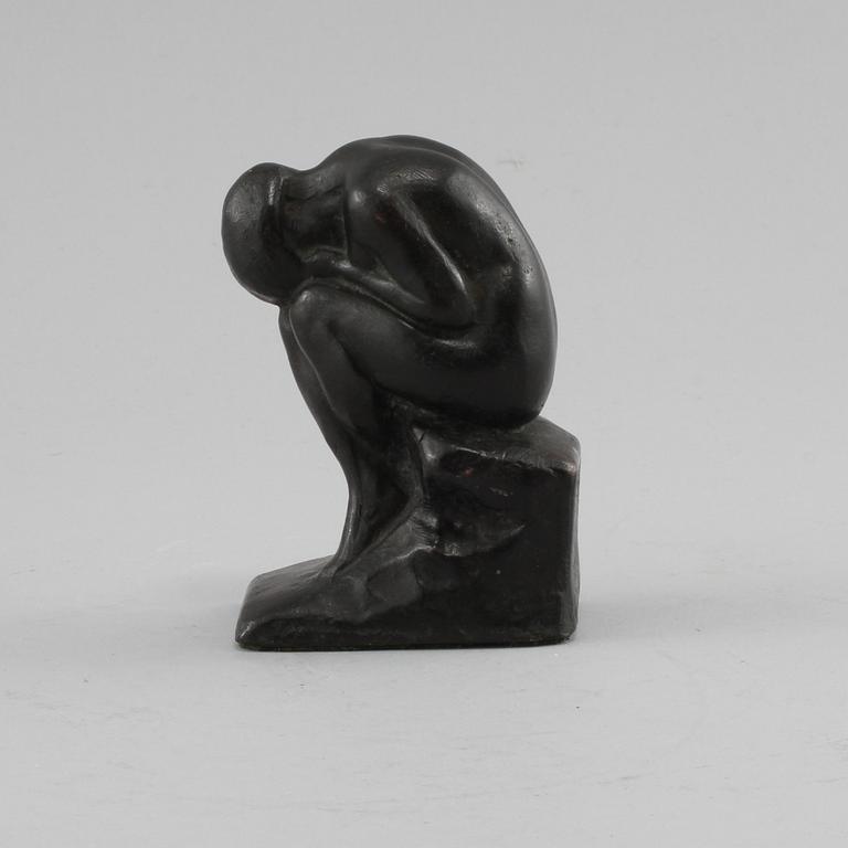 HALVAR FRISENDAHL, skulptur, brons, signerad.