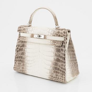 Hermes Limited Edition Kelly 32 Bag Himalaya Crocodile with