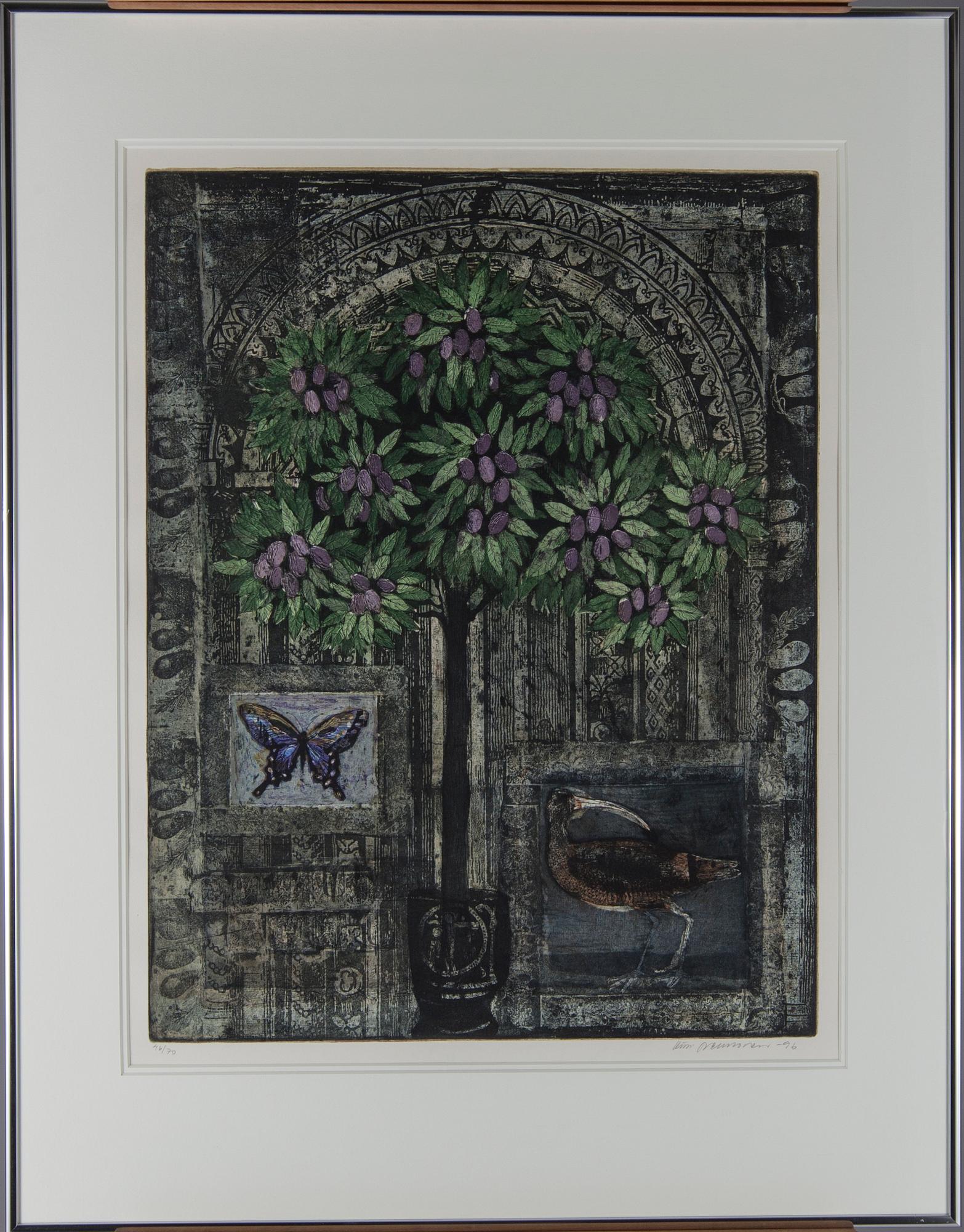 KIRSI NEUVONEN, etsning, signerad, daterad -96, numrerad 46/70.