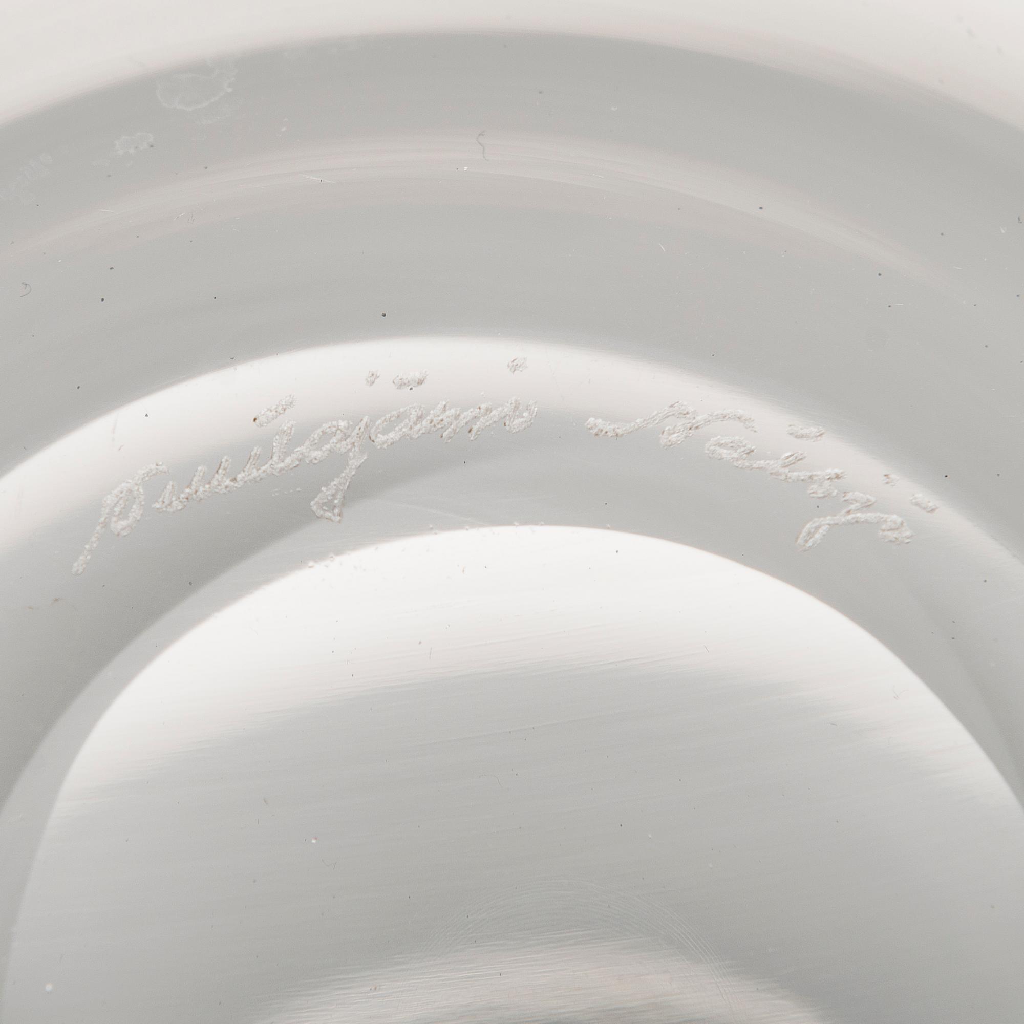 KAJ FRANCK, A decanter 'The Bells of Kremlin', signed Nuutajärvi, Notsjö.