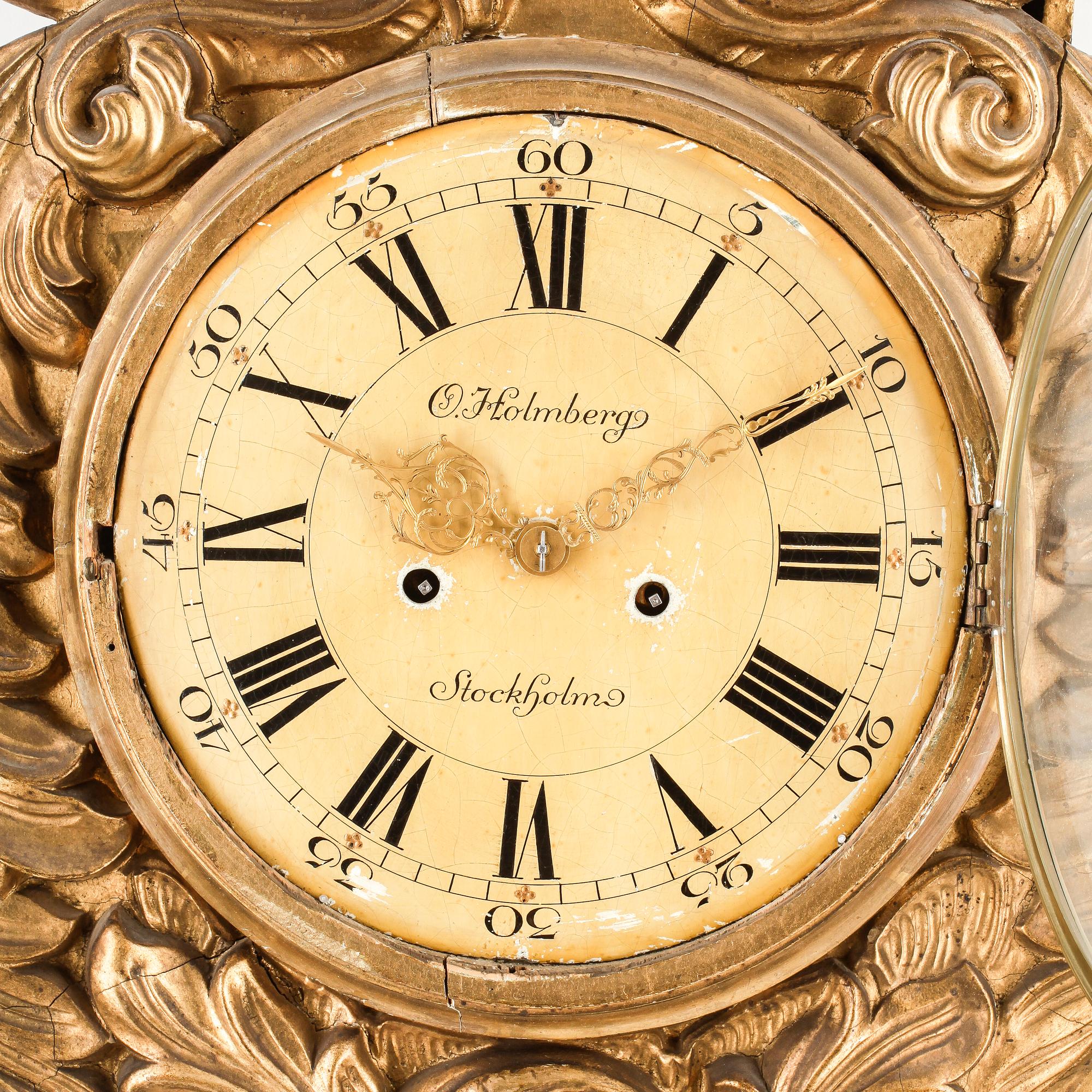 VÄGGUR, gustaviansk stil, 1800-talets andra hälft.
