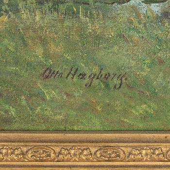 Otto Hagborg, Kvinna vid kvarndamm.