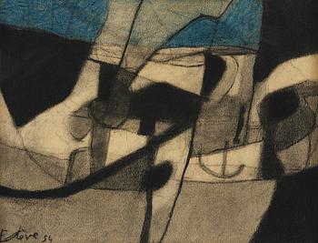 872. Maurice Estève, ”Paysage aux Chardons” (Dessin no 3).