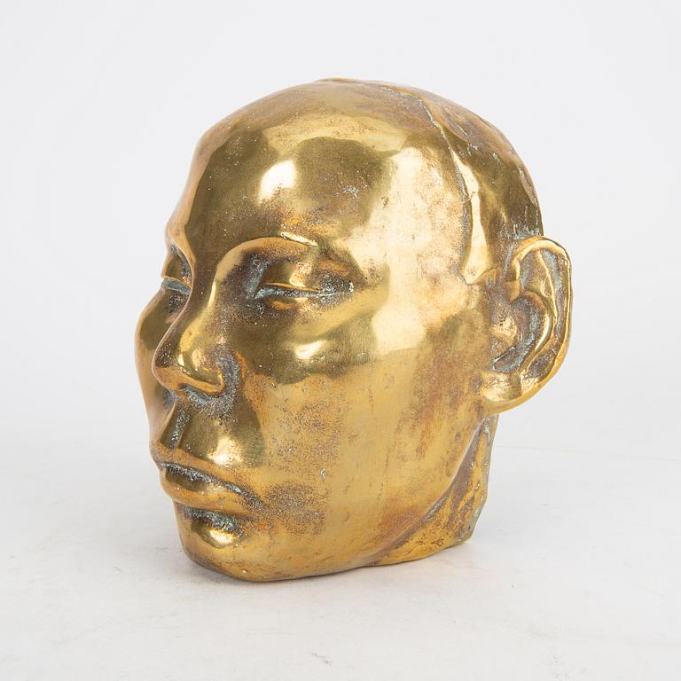 Gunnar Nordin, a signd polished bronze sculpture.