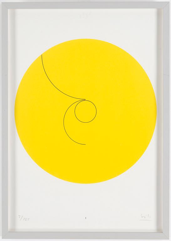 MAX BILL, 16 serigraphs, signed and numbered 5/125.