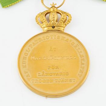 Swedish gold medal, Royal Patriotic Society, 1961.