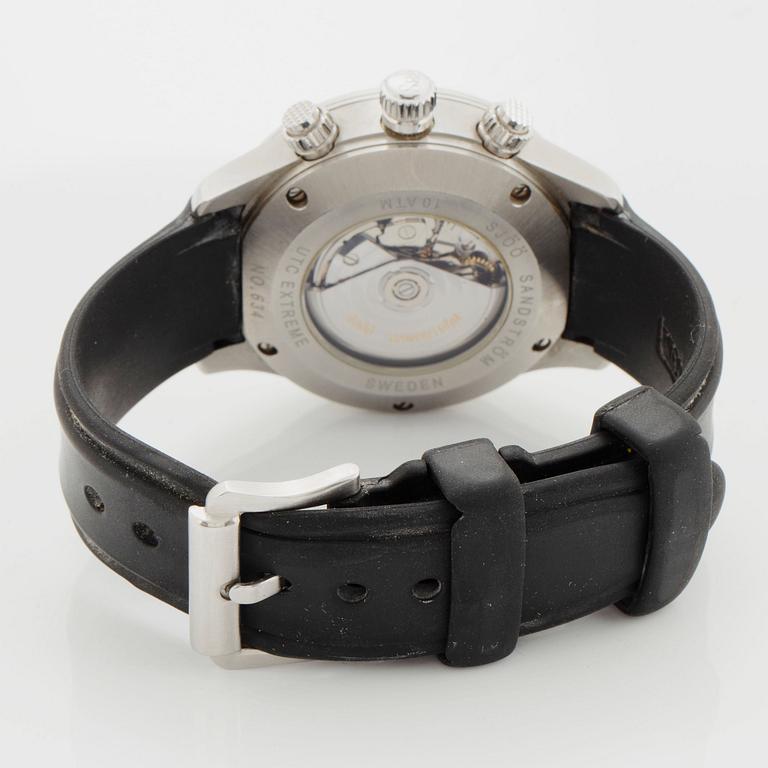 Sjöö Sandström, UTC Extreme, wristwatch, chronograph, 44 mm.