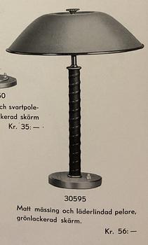 Nordiska Kompaniet, bordslampor, 2 stycken, 1940-tal.