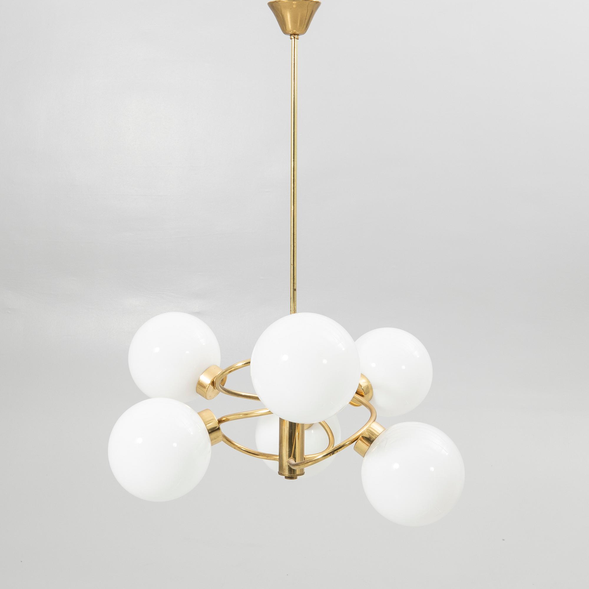 Ceiling lamp, second half of the 20th century.