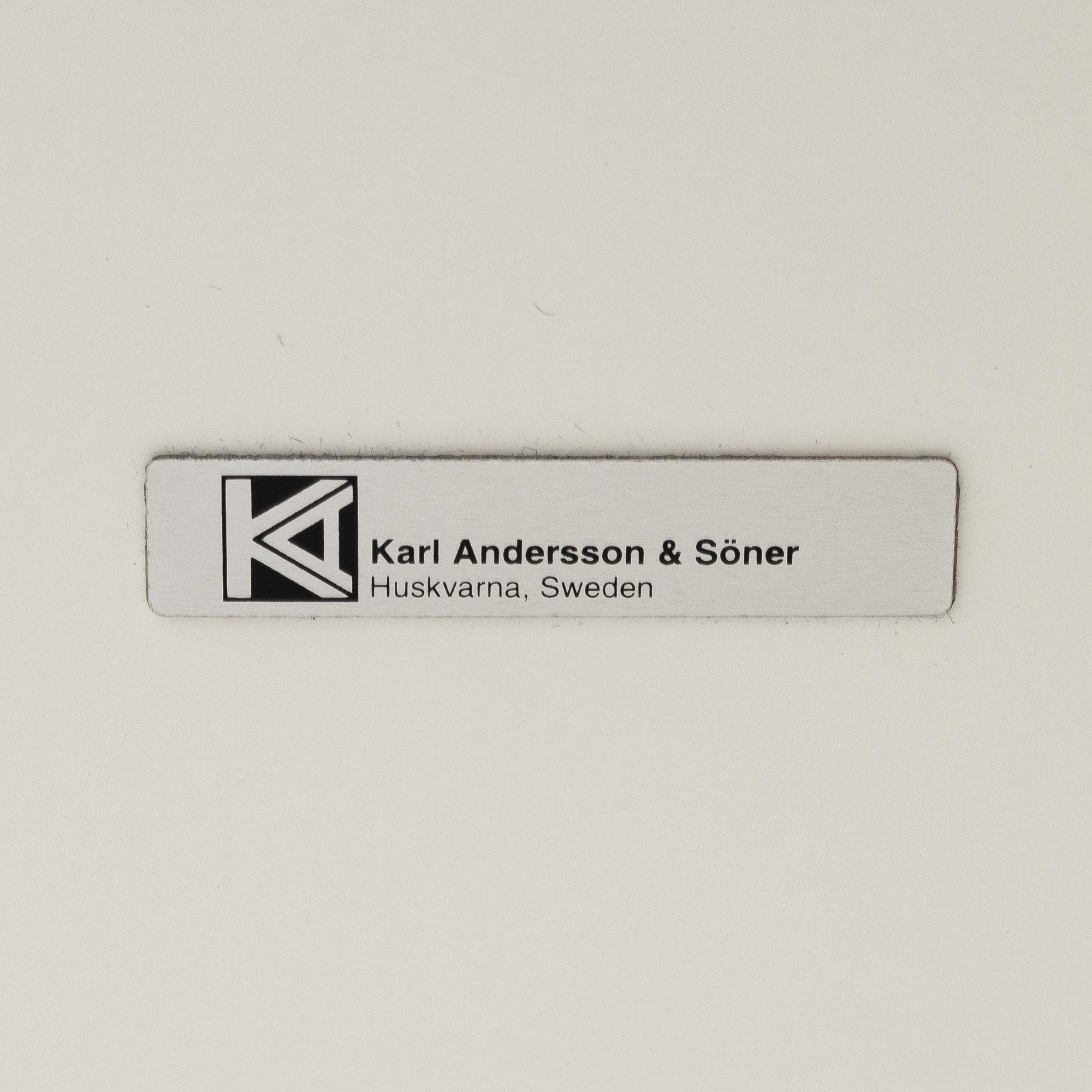 Tobias Berneth, a 'Thinner' dining table, Karl Andersson & Söner, Huskvarna, Sweden, 21st century.