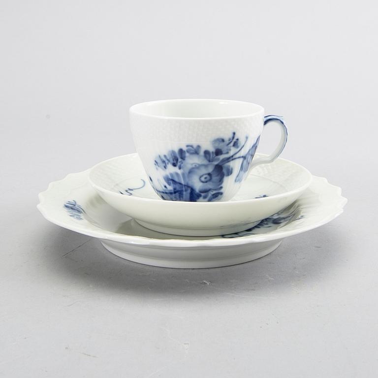 ROYAL COPENHAGEN, "Blå Blomst", porcelain, Denmark, 50 pcs.