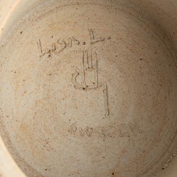 Lisa Larson, a unique glazed stoneware vase, Gustavsberg Studio.