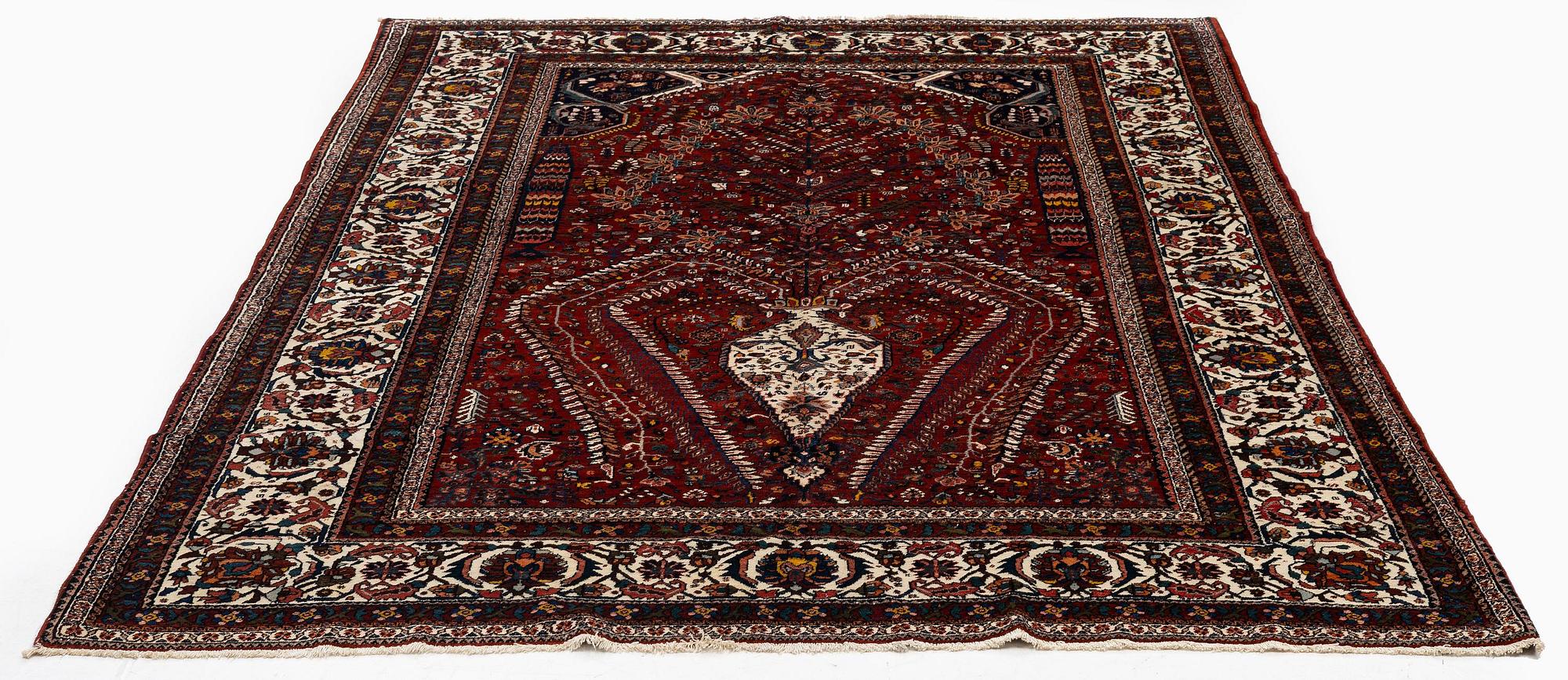 Matta, semiantik Abadeh, Västra Persien, ca 308 x 207 cm.