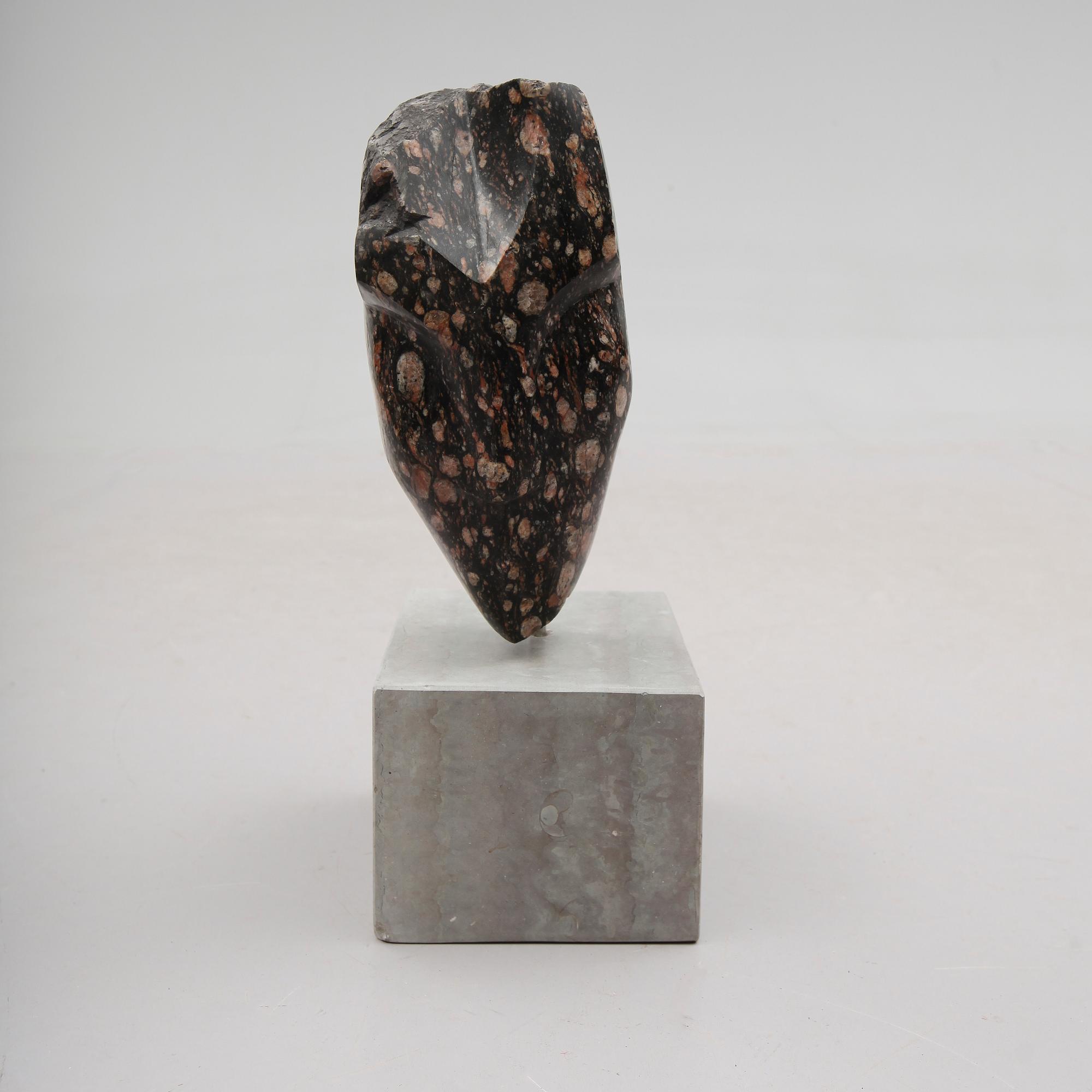 ANDREA HÖRDUR HARDARSON OCH BRYNHILDUR PÉTURSDOTTIR, skulptur, sten, osignerad, 1900-talets andra hälft.