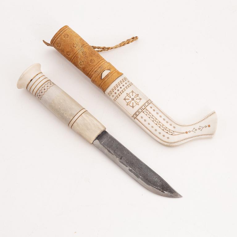 A knife by Tore Sunna, before 1969, signed.