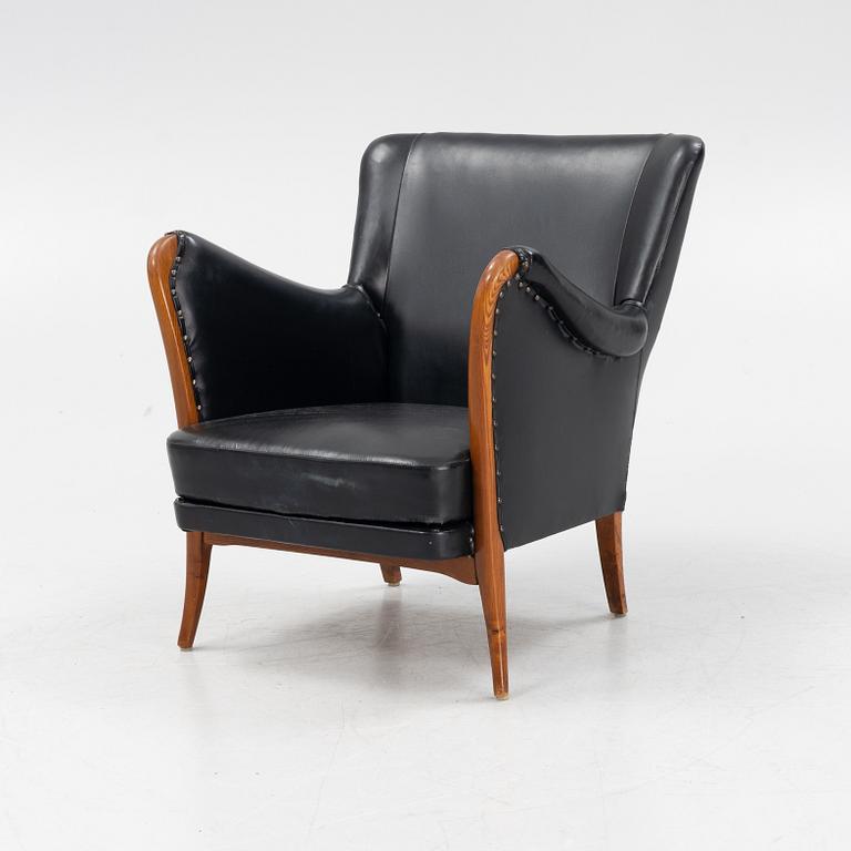 A Scandinavian Modern armchair, 1940's.