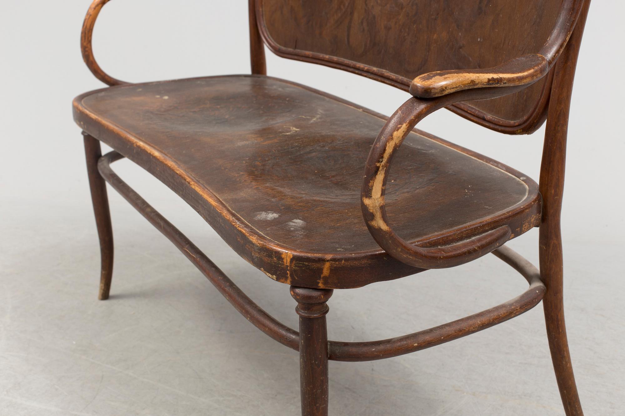 JACOB & JOSEF KOHN, soffa, 1900-talets början.