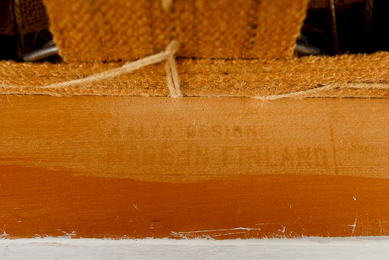 FÅTÖLJ, "401", Alvar Aalto, Artek, Finland. Modellen formgiven 1947.