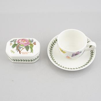 Susan Williams-Ellis, frukostservis, porslin, 25 delar," The Botanic Garden", Portmeirion, England.