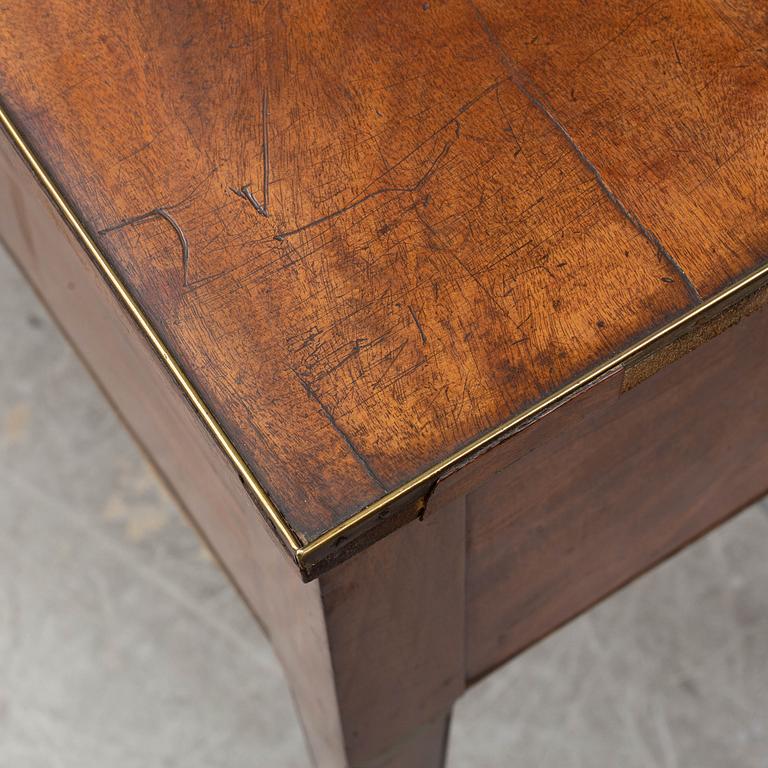 A Swedish late gustavian writing desk, late 18th century.