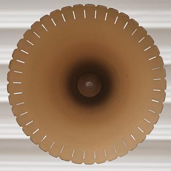 Harald Notini, taklampor, ett par, modell "11773", Arvid Böhlmarks Lampfabrik, Stockholm 1940-50-tal.