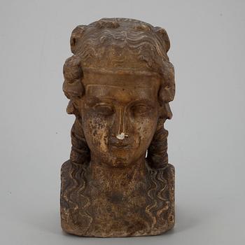 STATY, Janushuvud, marmor, möjligen från antiken.