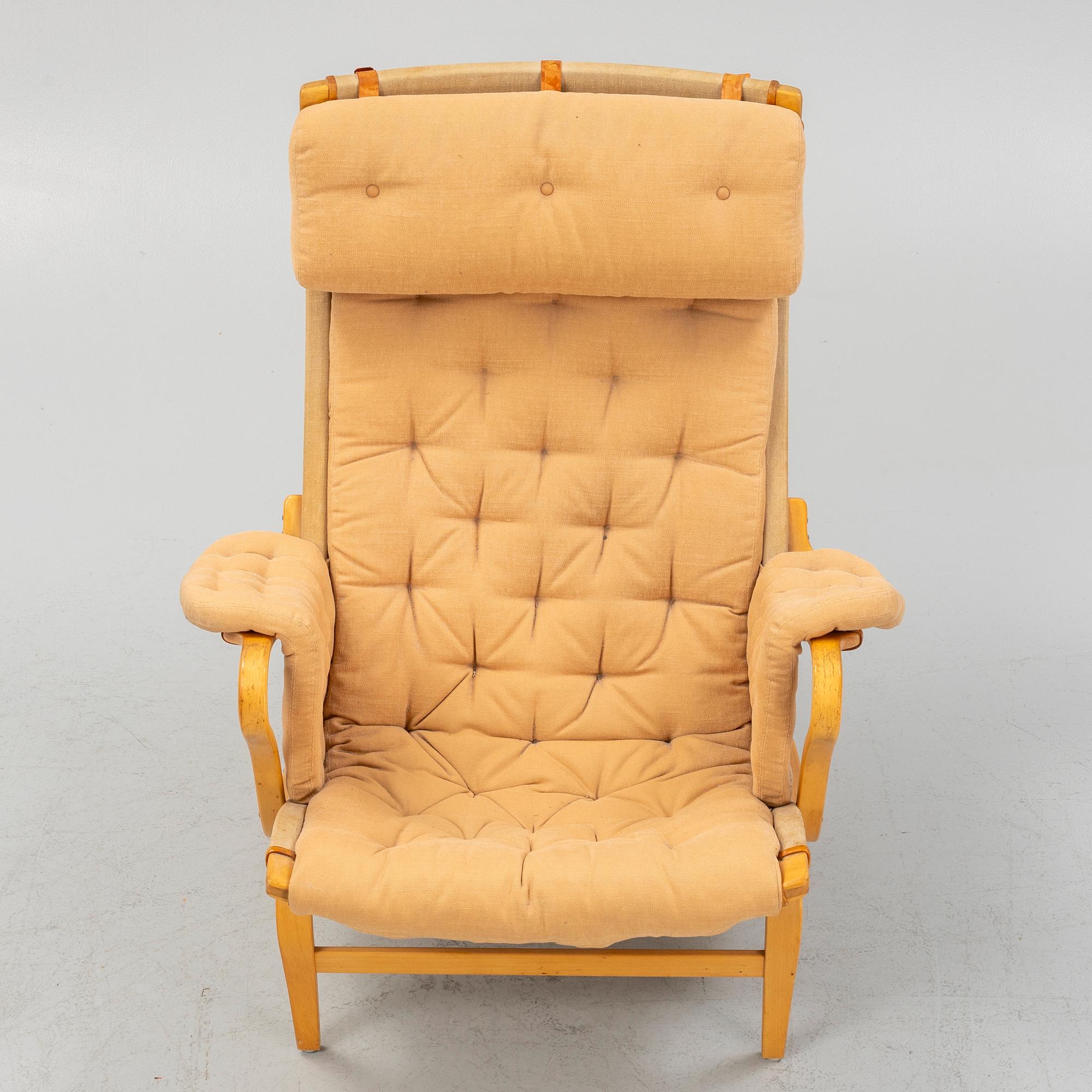 Bruno Mathsson, fåtölj, "Pernilla", Dux, 1900-talets andra hälft.