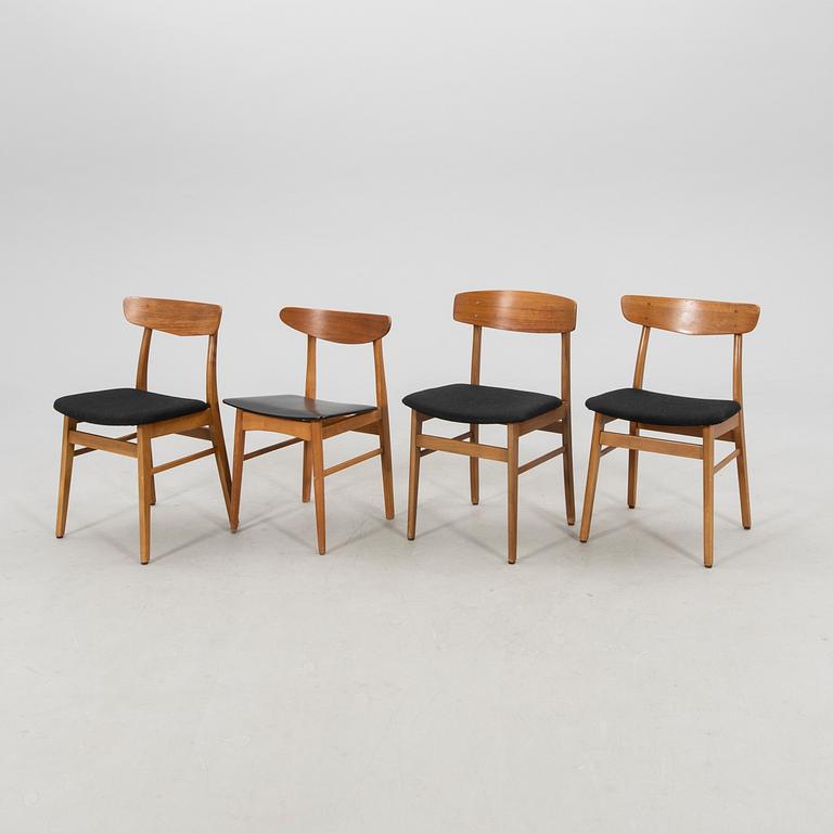 Chairs, 4 pieces, similar Farstrup Denmark 1960s.