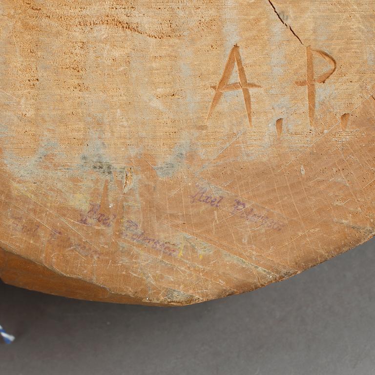 AXEL PETERSSON DÖDERHULTARN, skulptur, trä, signerad A.P samt stämplad.
