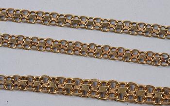 HALSBAND, 18 K guld, 24 gram.