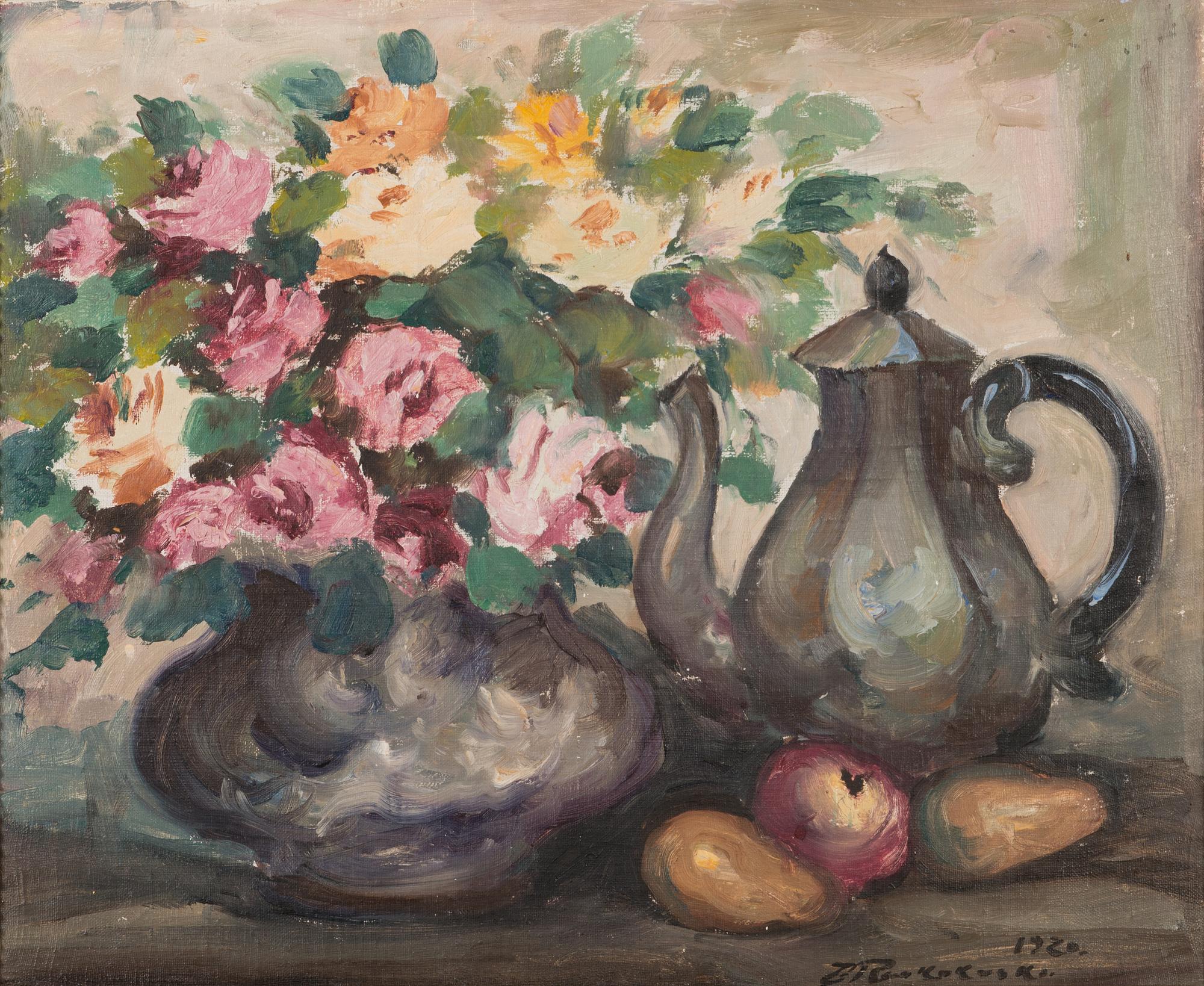 Jalmari Ruokokoski, oi on canvas, signed and dated 1920.