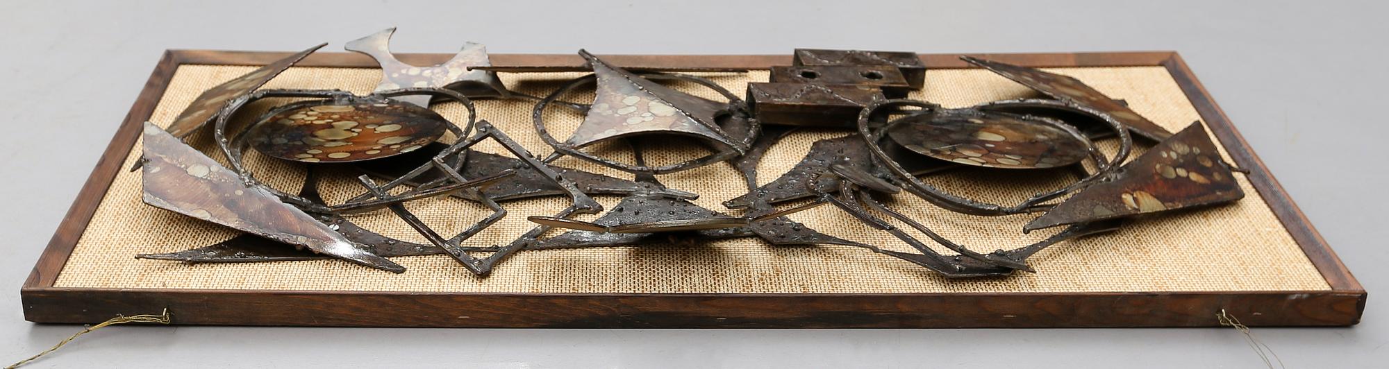 HENRIK HORST, skulptur, plåt, signerad a tergo.